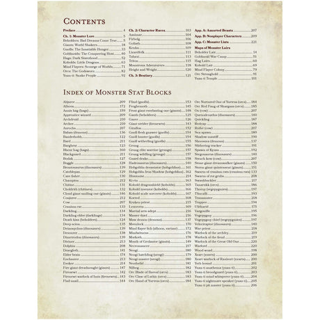D&D Dungeons & Dragons Volos Guide to Monsters Hardcover - Gap Games