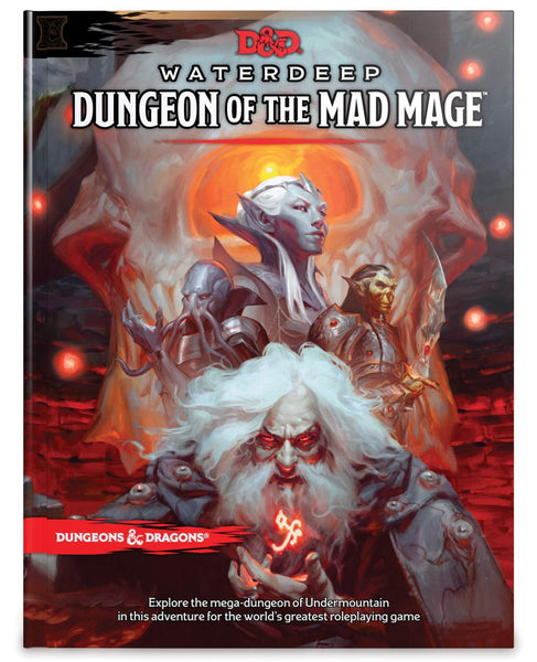 D&D Dungeons & Dragons Waterdeep Dungeon of the Mad Mage Hardcover - Gap Games