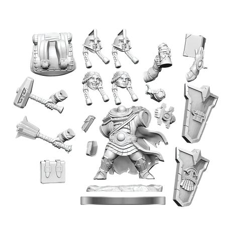 D&D Frameworks Dwarf Cleric Female - Gap Games