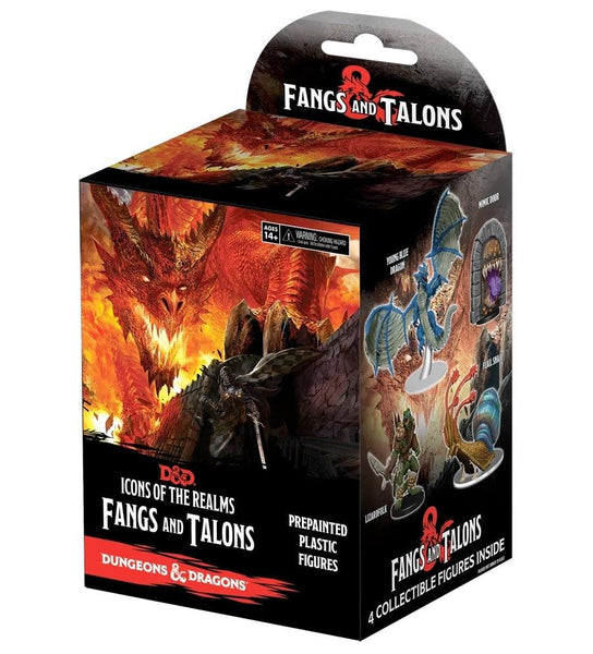 D&D Icons of the Realms Fangs and Talons 8 Ct Booster Brick - Gap Games