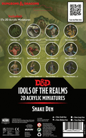 D&D Idols of the Realms Scales & Tails Snake Den 2D Set - Gap Games
