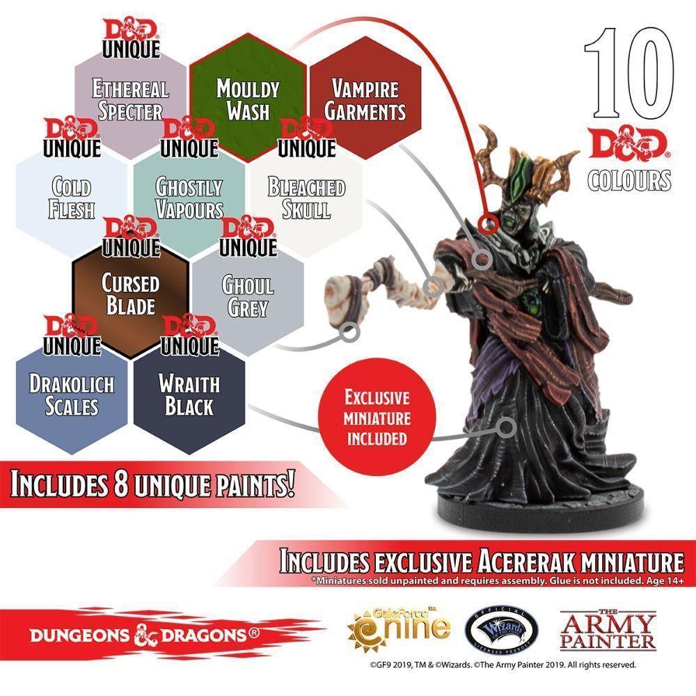 D&D Nolzurs Marvelous Pigments Undead Paint Set - Gap Games