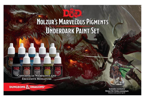 D&D Nolzurs Marvelous Pigments Underdark Paint Set - Gap Games
