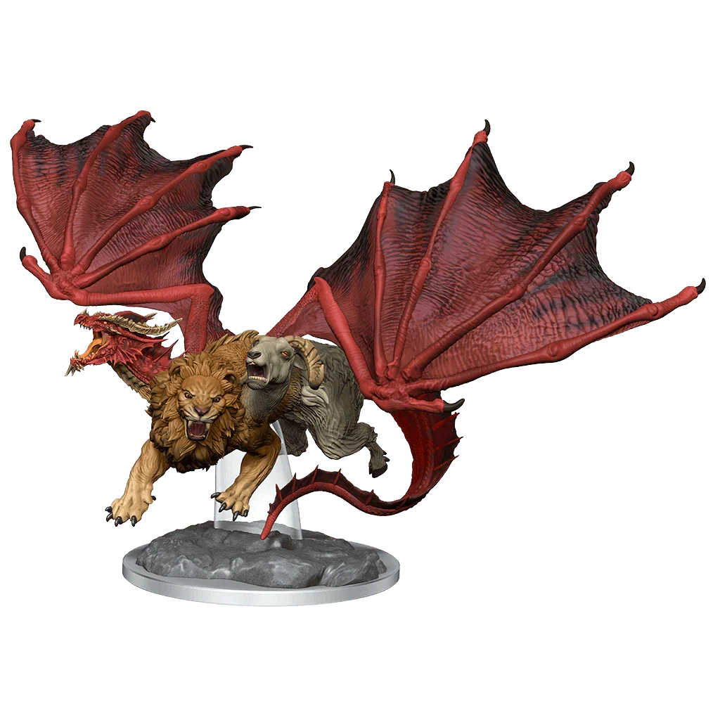 D&D Nolzurs Marvelous Unpainted Miniatures Chimera Paint Night Kit - Gap Games