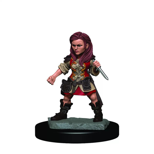 D&D Premium Painted Figures Halfling Female Rogue - Gap Games