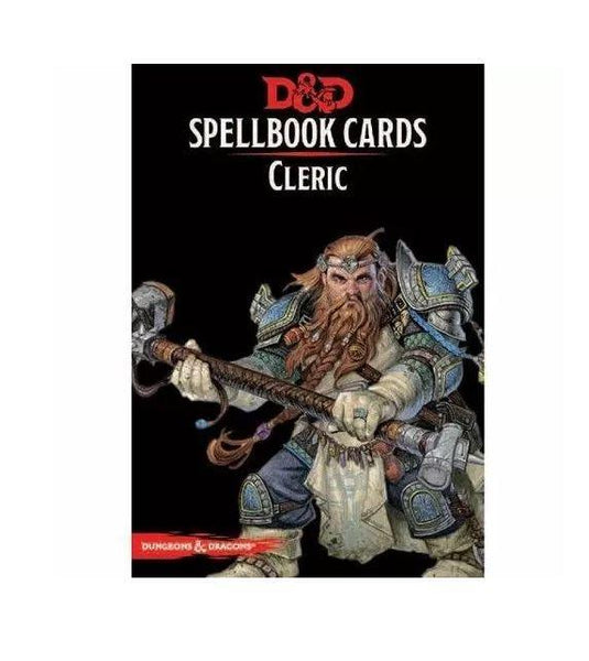 D&D Spellbook Cards Cleric Deck (149 Cards) Revised 2017 Edition - Gap Games