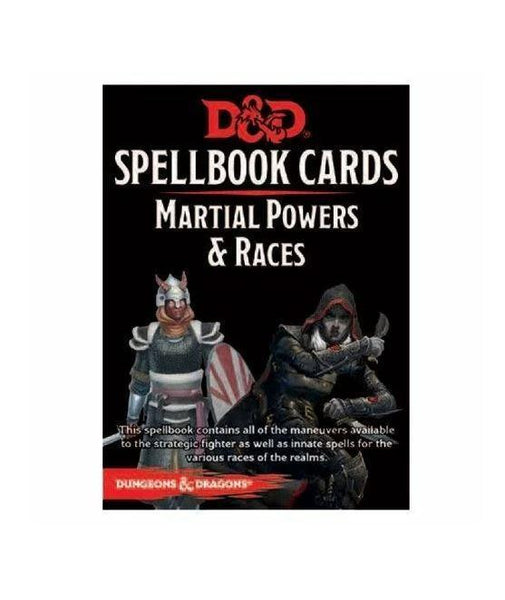 D&D Spellbook Cards Martial Powers & Races Deck (61 Cards) Revised 2017 Edition - Gap Games