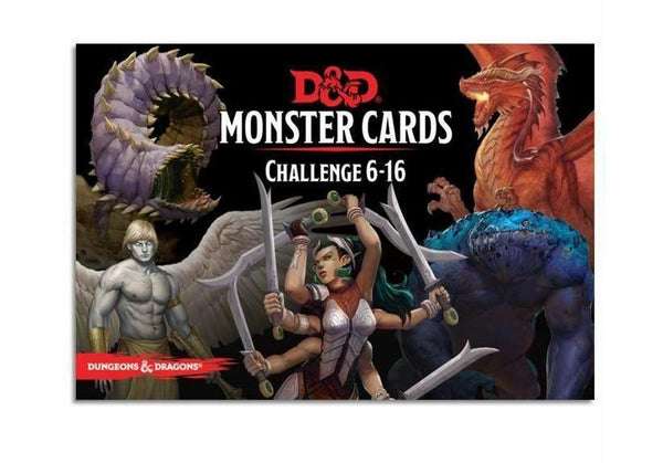 D&D Spellbook Cards Monster Challenge Deck 6-16 (74 cards) - Gap Games