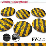 Danger Zone - WH40K Neoprene Objective Markers
