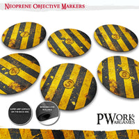Danger Zone - WH40K Neoprene Objective Markers