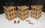 Dark Castle Terrain - Ruined City Buildings - 3 x 3 Storey w Rooftop - Gap Games