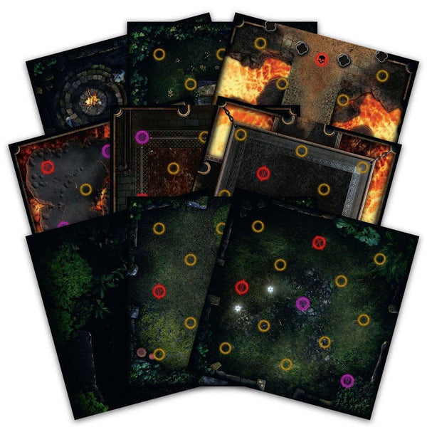 Dark Souls The Board Game - Darkroot Basin and Iron Keep Tile Set - Gap Games
