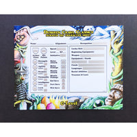 Dungeon Crawl Classics RPG - 0-Level Scratch Off Character Sheets