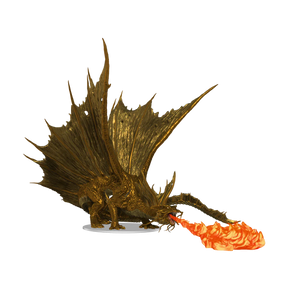Dungeons & Dragons Adult Gold Dragon Premium Figure