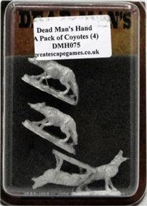 Dead Man's Hand - A Pack of Coyotes (4 coyotes) - Gap Games