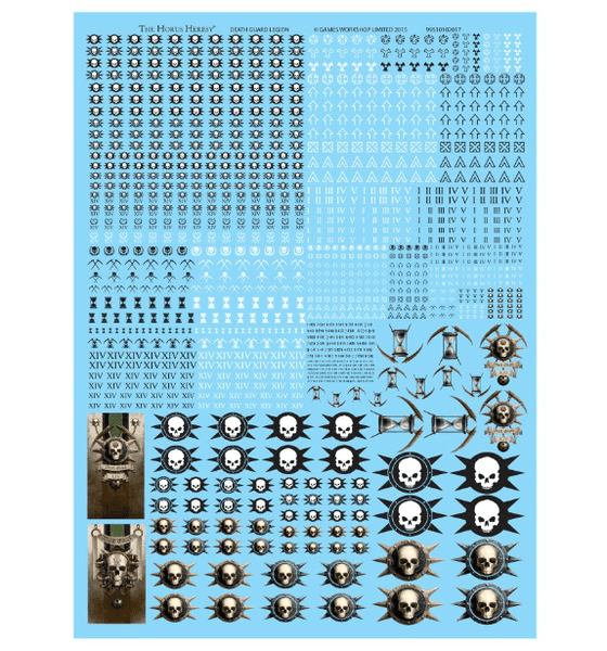 Death Guard Legion Transfer Sheet - Gap Games