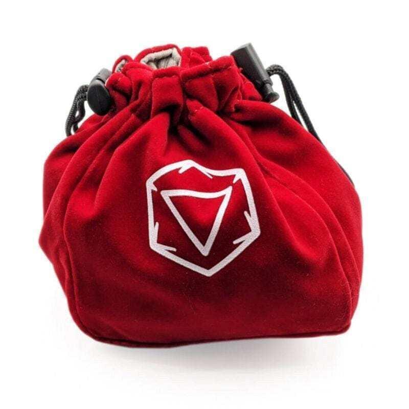 Dice Bag Velvet - Red - Gap Games