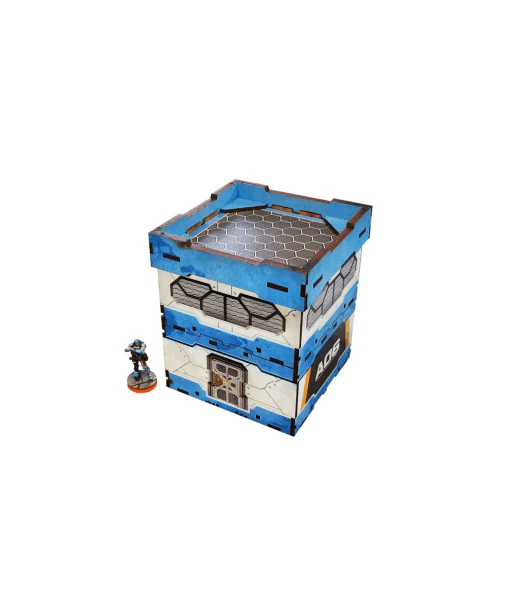 Micro Art Studio - District 5 Guardhouse (1) PREPAINTED (blue)
