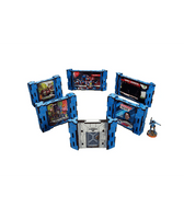 Micro Art Studio - District 5 News Walls (6) PREPAINTED (blue) - Pre-Order