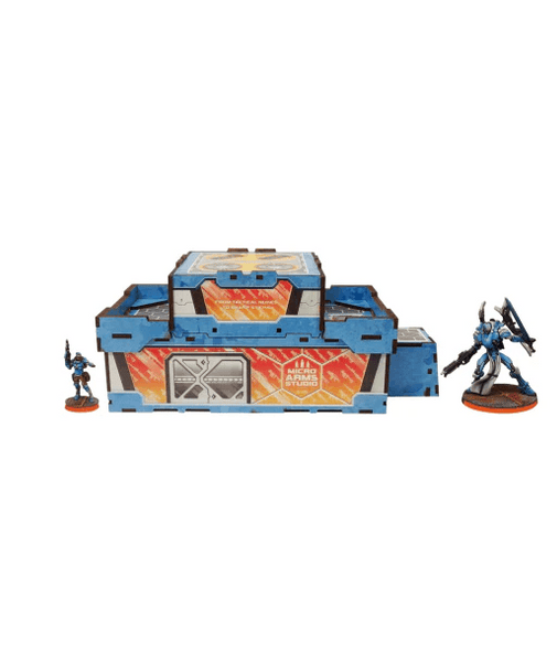 Micro Art Studio - District 5 Shops 1 (2) PREPAINTED (blue) - Pre-Order