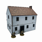 Battlefield Accessories: Double Story House 2 - 28mm (TTR)