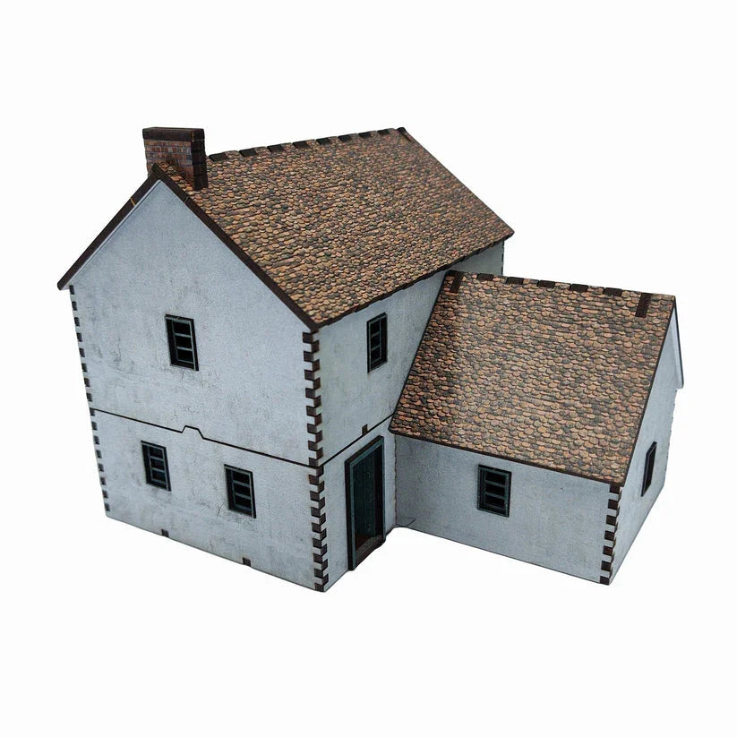 Battlefield Accessories: Double Story House 2 - 28mm (TTR)
