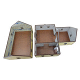 Battlefield Accessories: Double Story House 2 - Ochre render - 28mm (TTR)