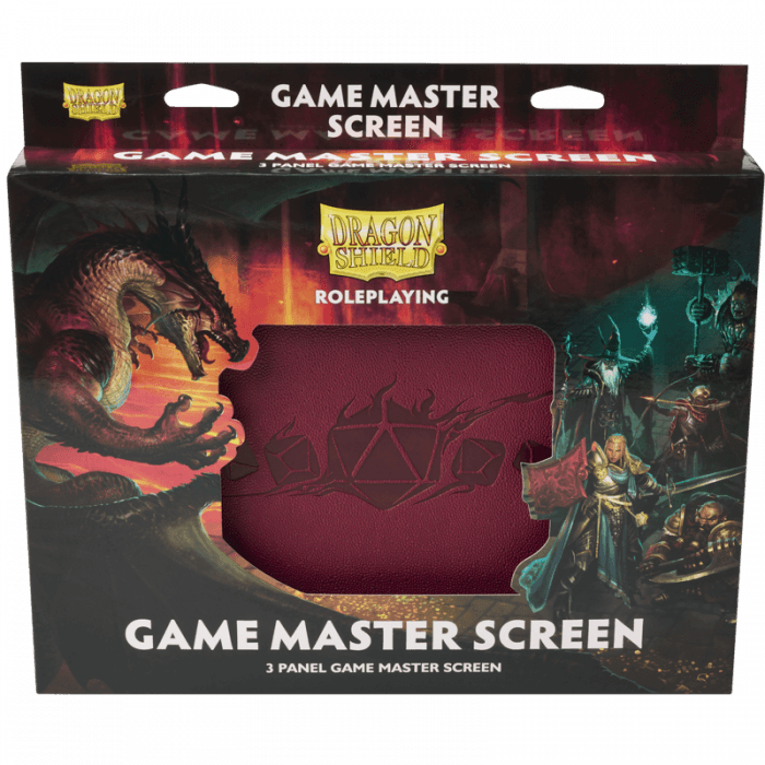 Dragon Shield Roleplaying Game Masters Screen Blood Red - Gap Games