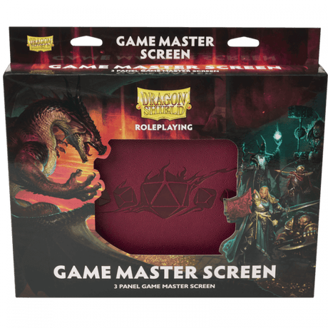 Dragon Shield Roleplaying Game Masters Screen Blood Red - Gap Games