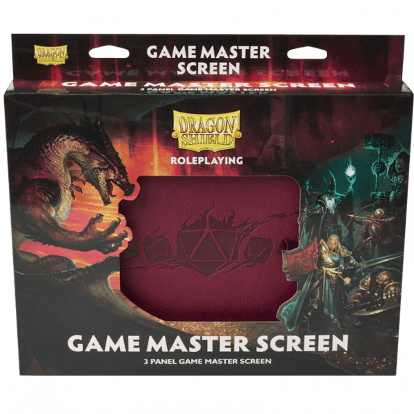 Dragon Shield Roleplaying Game Masters Screen Blood Red - Gap Games