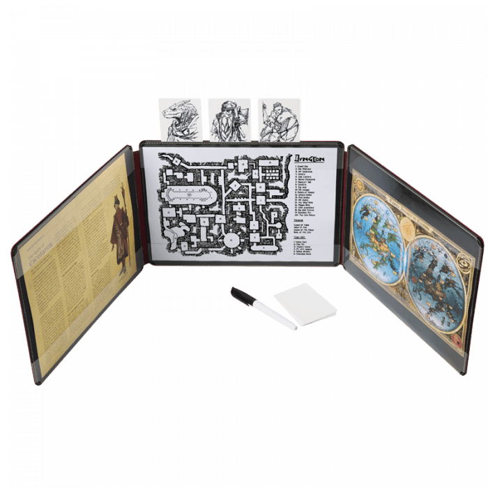 Dragon Shield Roleplaying Game Masters Screen Blood Red - Gap Games