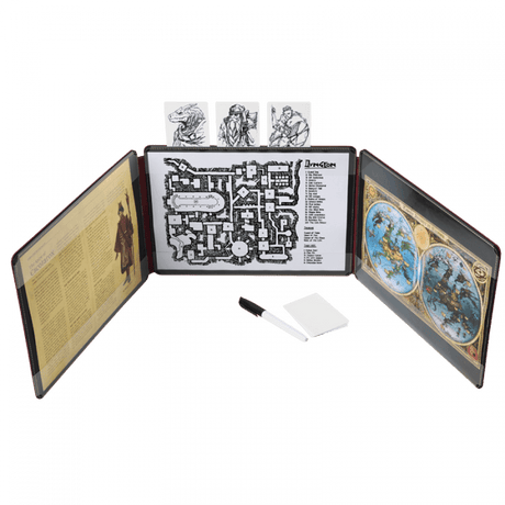 Dragon Shield Roleplaying Game Masters Screen Blood Red - Gap Games