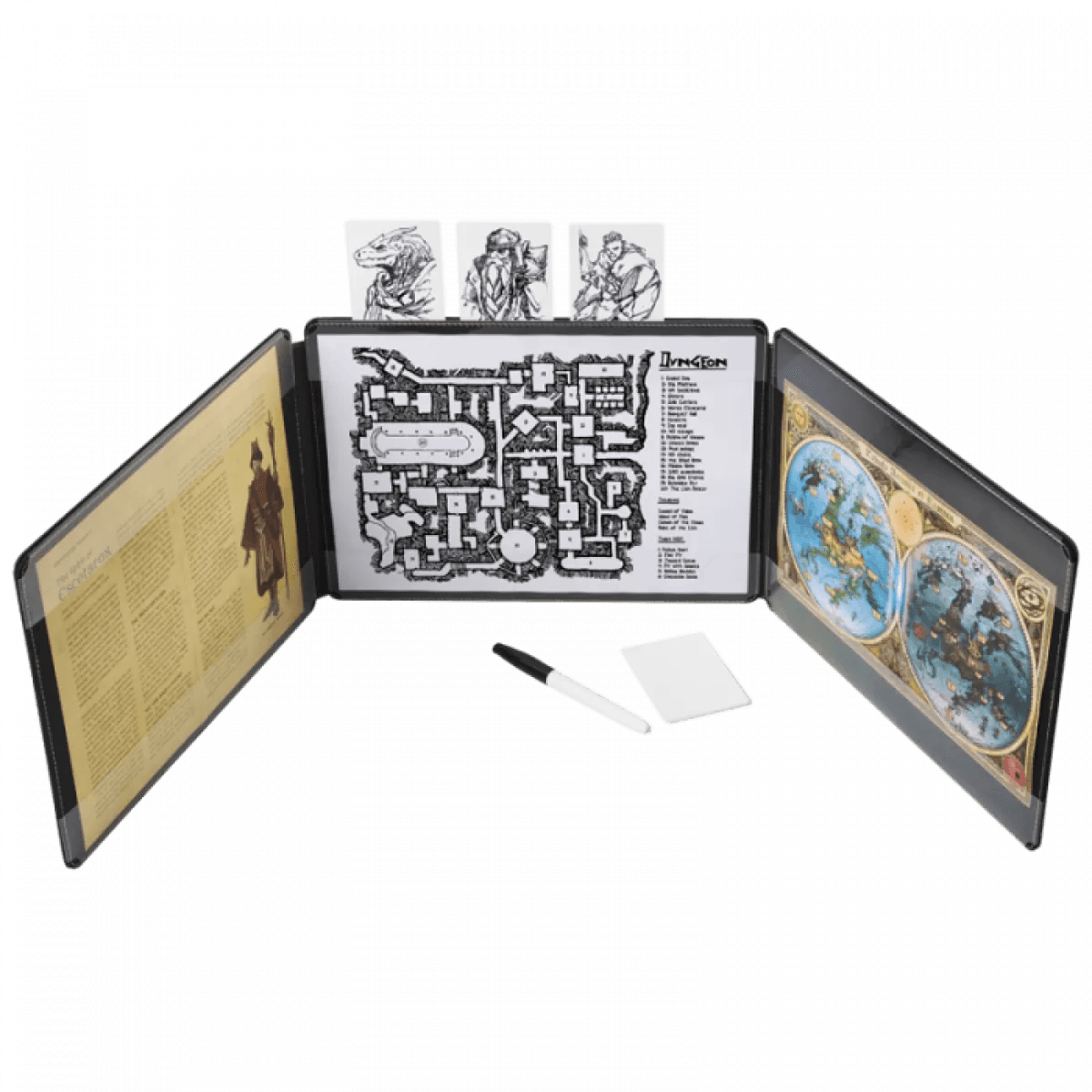 Dragon Shield Roleplaying Game Masters Screen Iron Grey - Gap Games