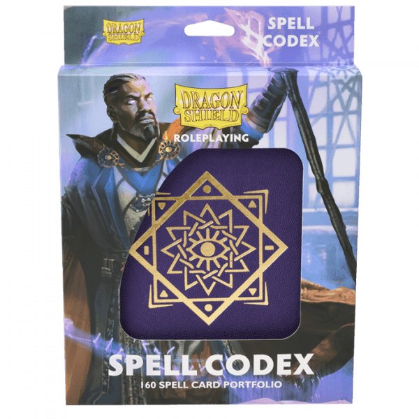 Dragon Shield Roleplaying Spell Codex Arcane Purple - Gap Games