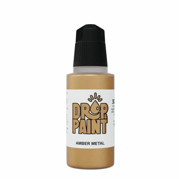 Scale 75 - Drop and Paints - Amber Metal 17ml