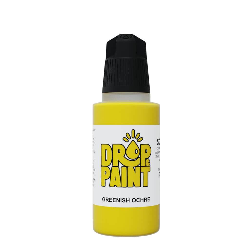 Scale 75 - Drop and Paints - Greenish Ochre 17ml