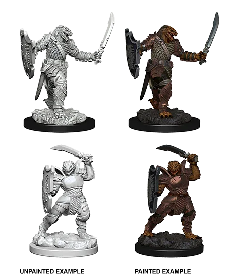 D&D Nolzurs Marvelous Unpainted Miniatures Dragonborn Female Paladin