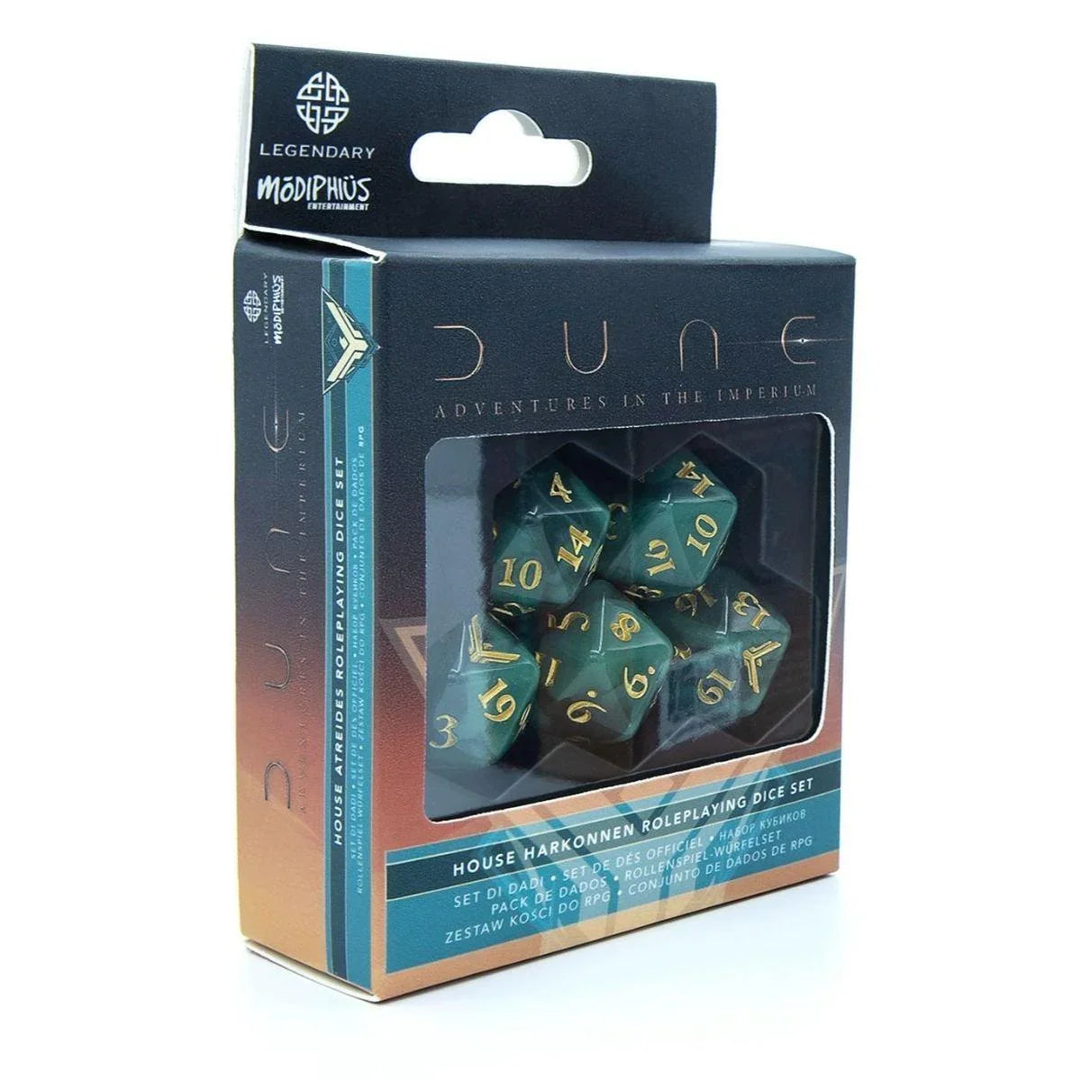 Dune RPG Dice Set - Atreides - Gap Games