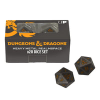 Dungeons & Dragons Heavy Metal Realmspace D20 Dice Set (2) - Gap Games