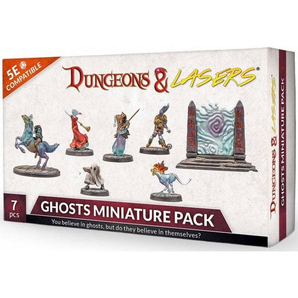Dungeons & Lasers: Ghosts Miniature Pack Clear Plastic - Gap Games