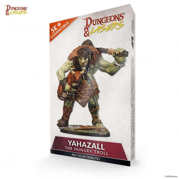 Dungeons & Lasers Miniatures: Yahazzal The Hungry Troll - Gap Games