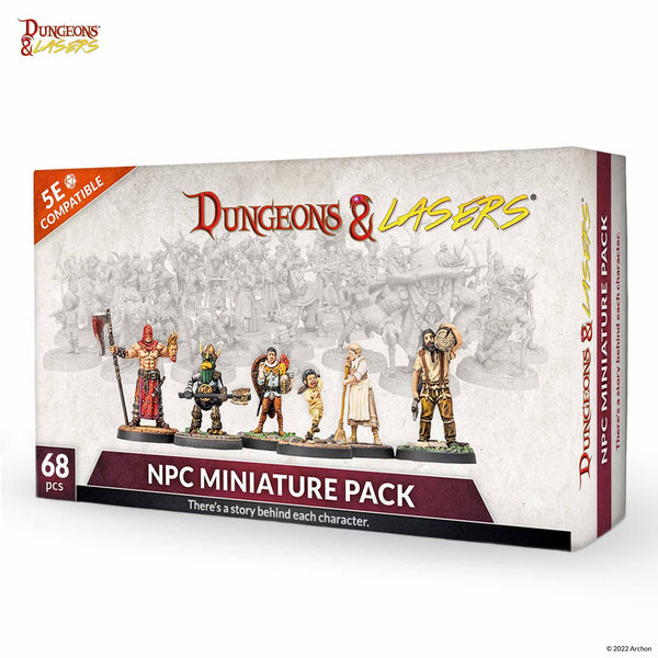Dungeons & Lasers: NPC Miniature Pack - Gap Games