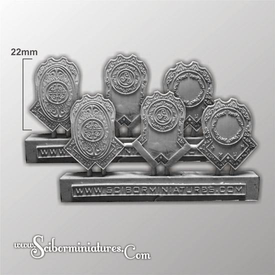 Dwarven Veterans Shields set2 (6) - Gap Games