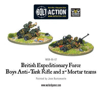 Early War British Anti-Tank Rifle Team & 2" Mortar - Gap Games