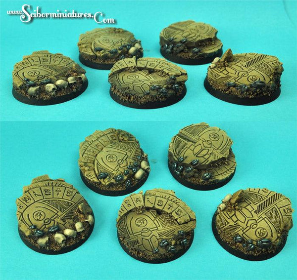 Egyptian Ruins 25 mm round bases (5) 2nd edition - Gap Games