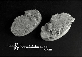 Egyptian Ruins 60x35mm round bases set (2) - Gap Games