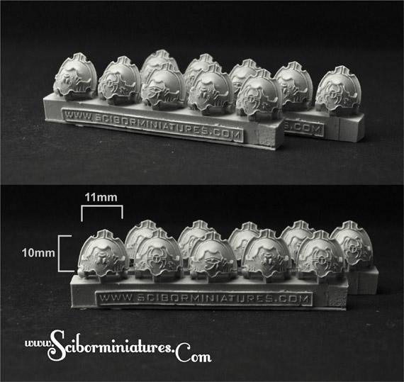 Egyptian Small Shoulder Pads (10) - Gap Games