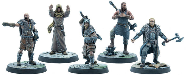 Elder Scrolls Call to Arms Miniatures - Stormcloak Chieftains - Gap Games
