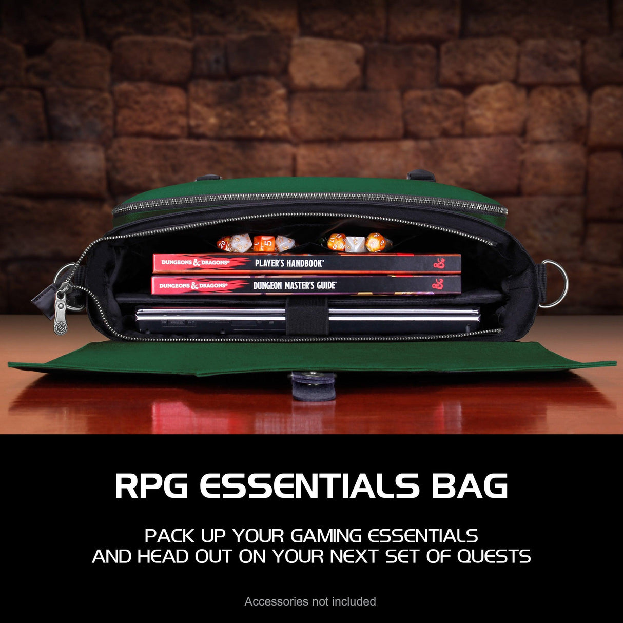 Enhance Tabletop RPG Player's Bag Collector's Edition - Green - Gap Games