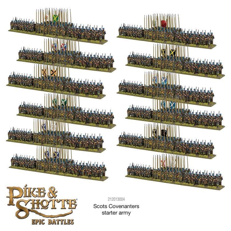 Epic Battles: Pike & Shotte - Scots Covenanters Starter Army - Gap Games